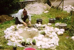 Bau einer Vogeltränke